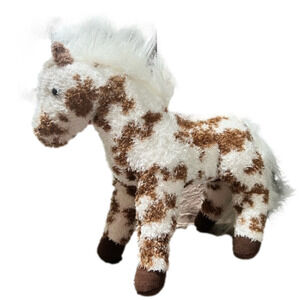 CAVALIA Horse Plush Brown White